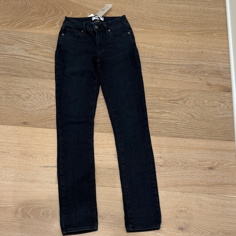 NWT Paige Women's Dark Blue Skinny Jeans Size 24, 31” inseam